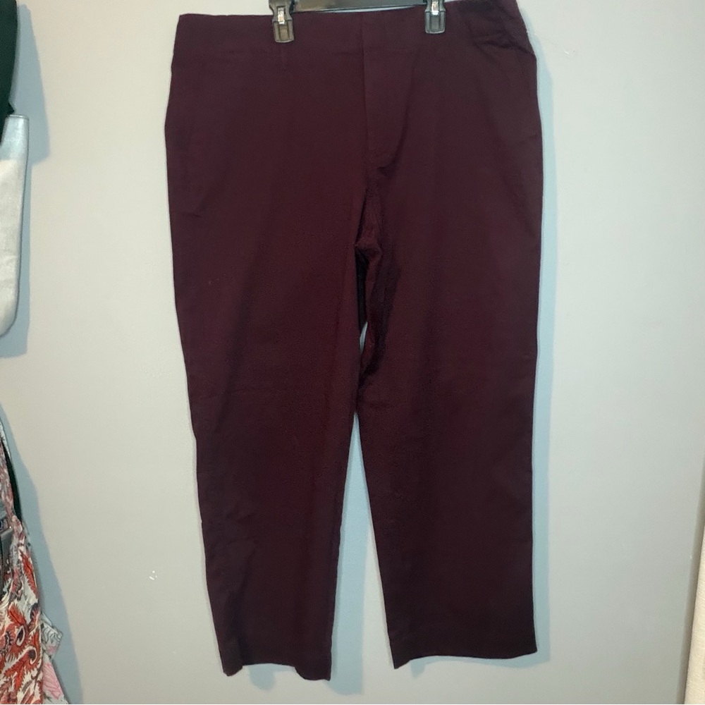 NWT A New Day Classic Maroon Chinos
